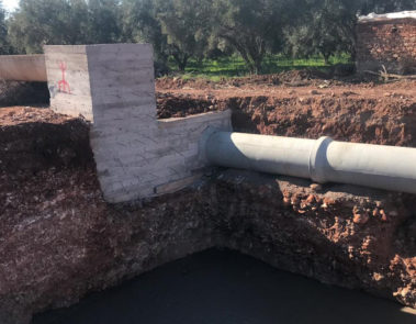 Construction Chambre des vannes