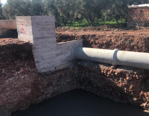 Construction Chambre des vannes