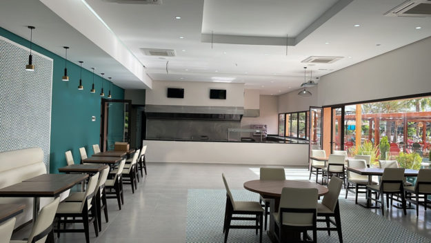 Réaménagement du snack piscine Aquamirage