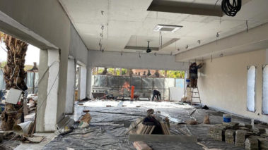 Réaménagement du snack piscine Aquamirage